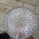 Antique cut crystal decanter with stopper.