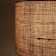 Handmade Søholm / Einar Johansen ceramic table lamp with jute lampshade / Mid-century Danish modern design / 1960s / 1970s