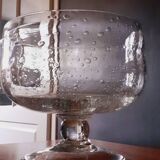 Biot cup in bubbled and blown glass, 1970s