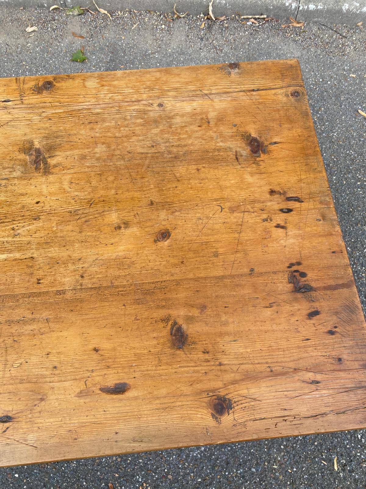 Vintage solid wood office table
