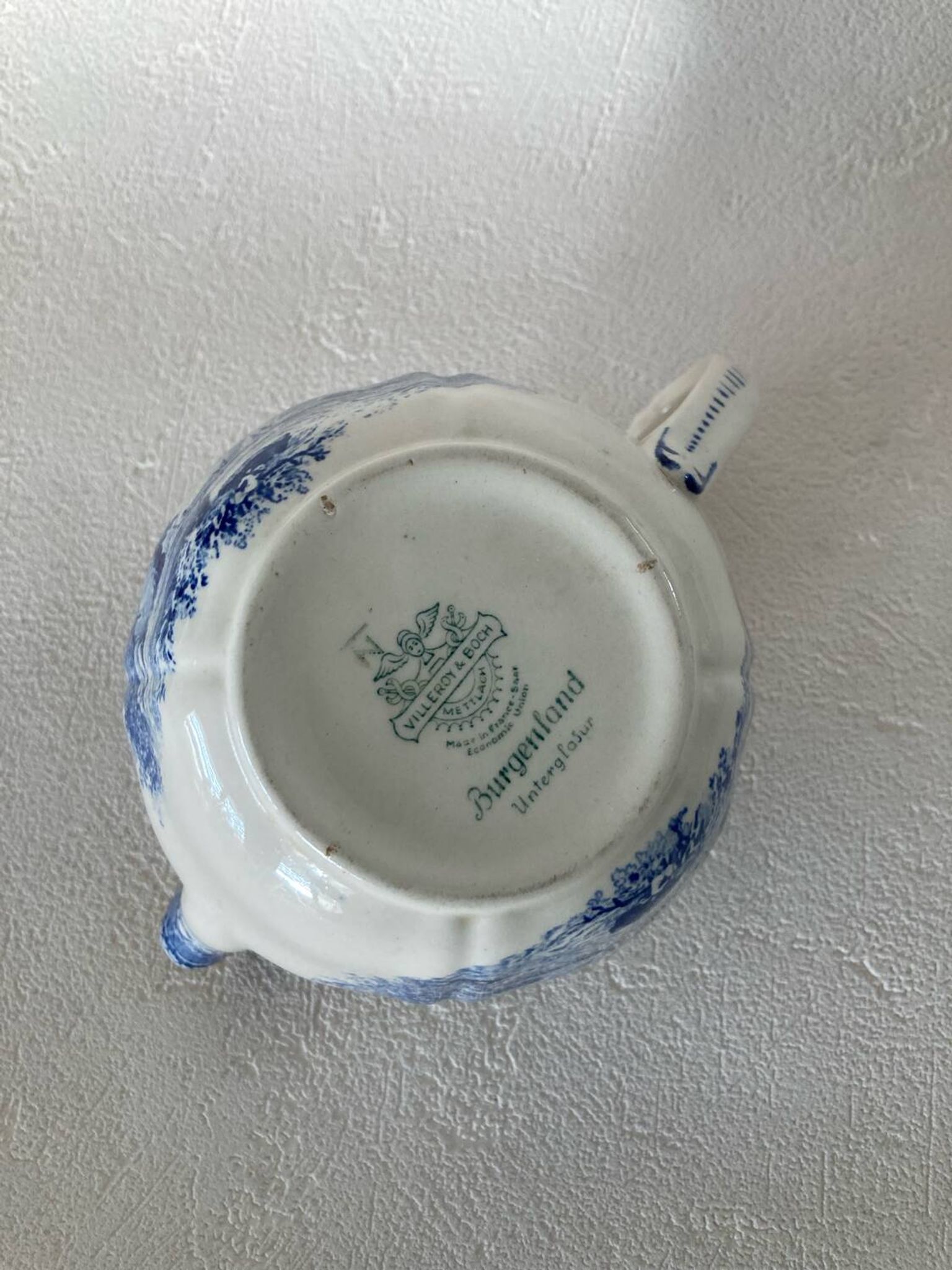 Villeroy and Boch Burgenland blue milk jug