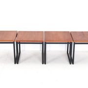 Rare Rego / Günter Renkel “Twen” teak side table / Mid-century modern design / 1950s / 1960s modernism