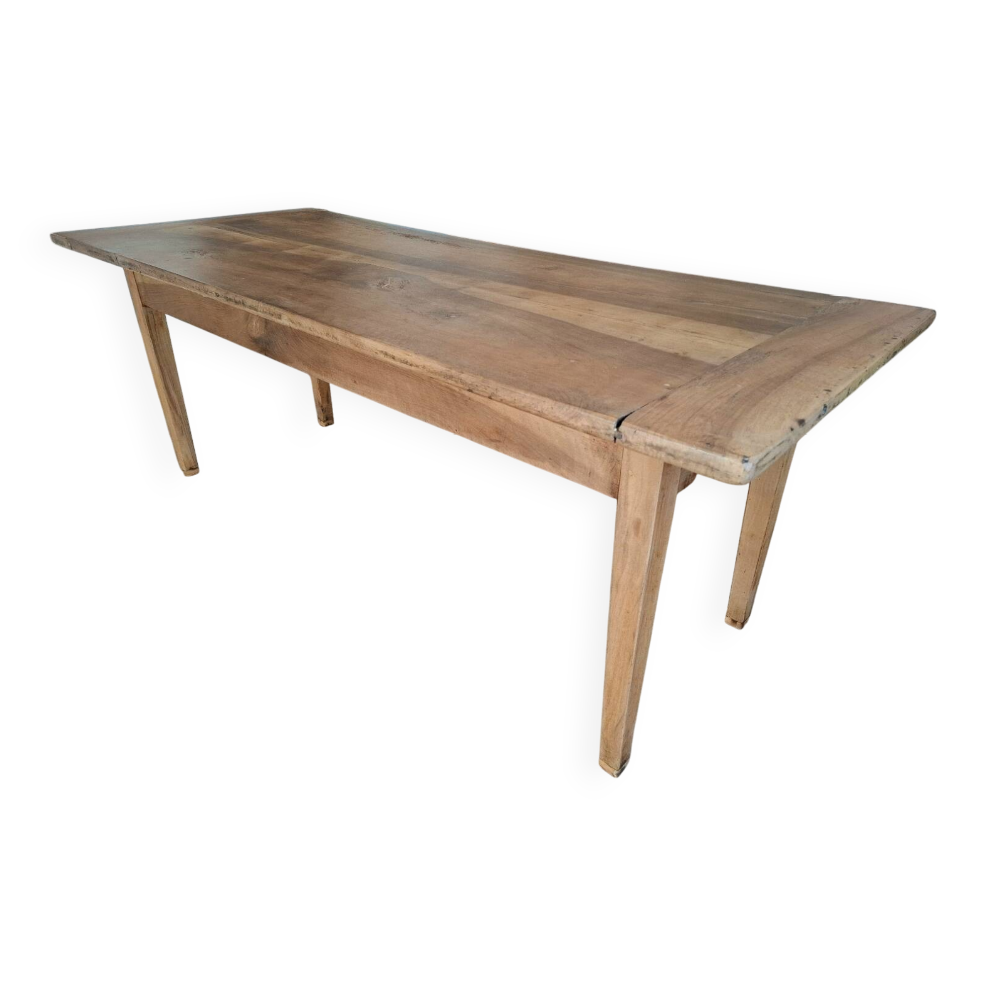 Walnut farmhouse table 200x80 8 people.