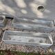 Set of 4 fibreglass planters by Willy Guhl