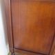 Louis XVI-style sideboard - 1 drawer - fluted legs - mahogany - solid wood