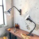 Pair of industrial lamps