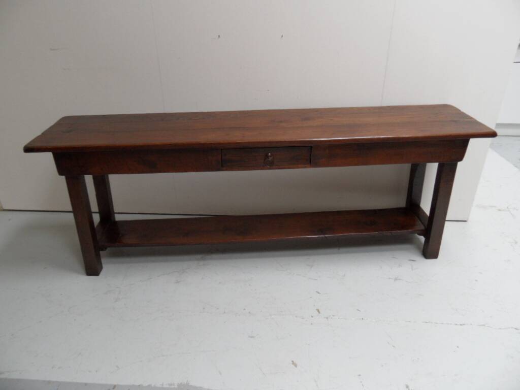Table de travail en chêne ancien