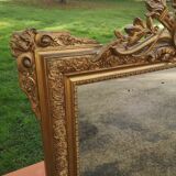 Miroir ancien doré