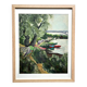 Summer on the Marne, oil on cardboard, M. Tassart 1964