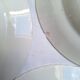 Deep plates in the Amandinoise blue oak leaf design.