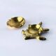 Regency turtle ashtray in bronze, Spain, 1980s
