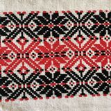 Centre de table en coton tissé 40 X 86