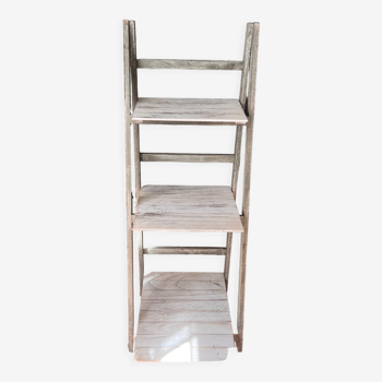 Small workshop scale, Stepladder white patina