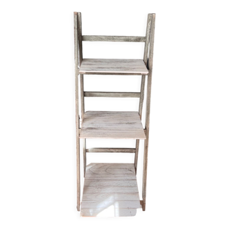 Small workshop scale, Stepladder white patina