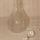 engraved crystal liqueur carafe from the late 19th century