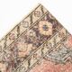 3x13 Pale Red Vintage Runner Rug, 85x388Cm