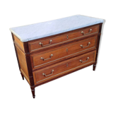 Louis XVI chest of drawers, mahogany, late 18th century, early 19th century