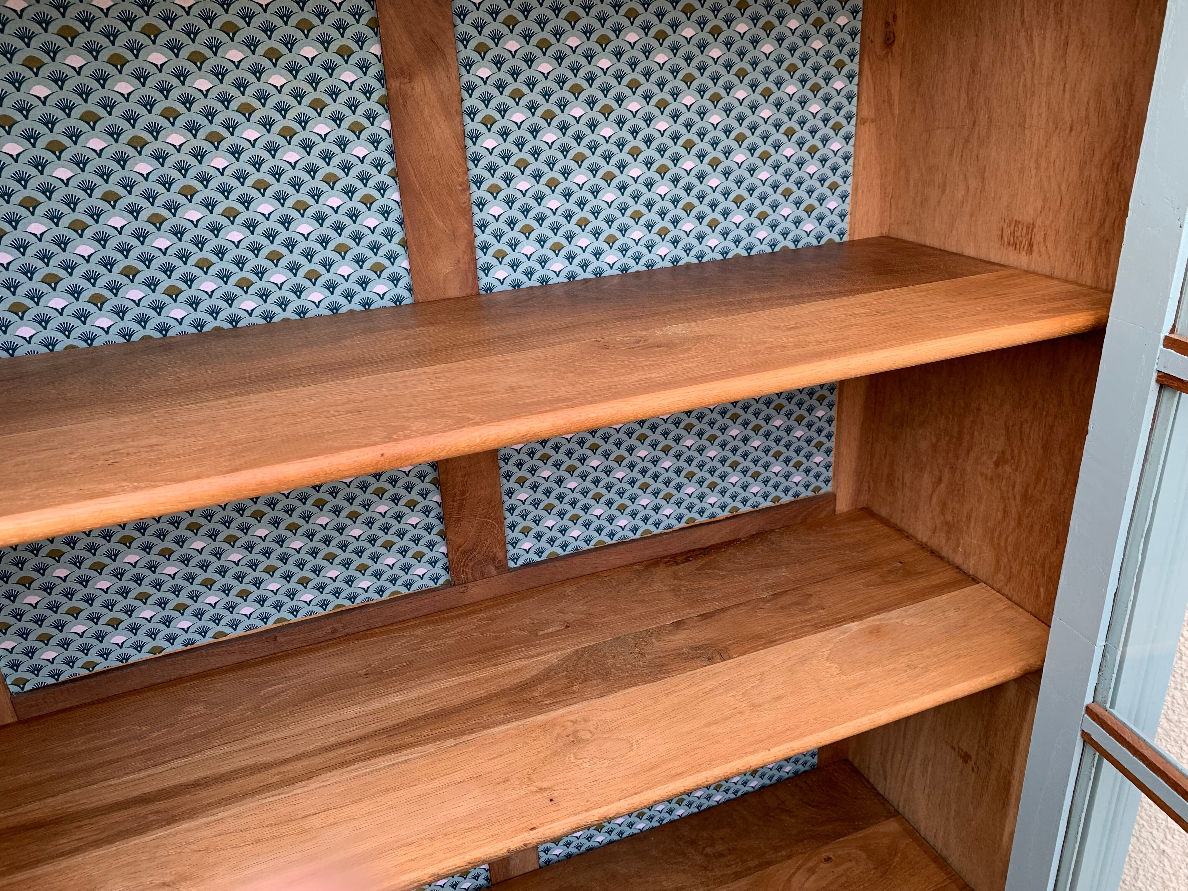 Parisian glass cabinet art deco 1940