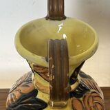 Medici vase in Vallauris ceramic, signed JTF