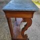 Empire restauration console with marble top in walnut from the 19th century