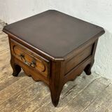 Table basse bout de canapé en noyer style louis Philippe