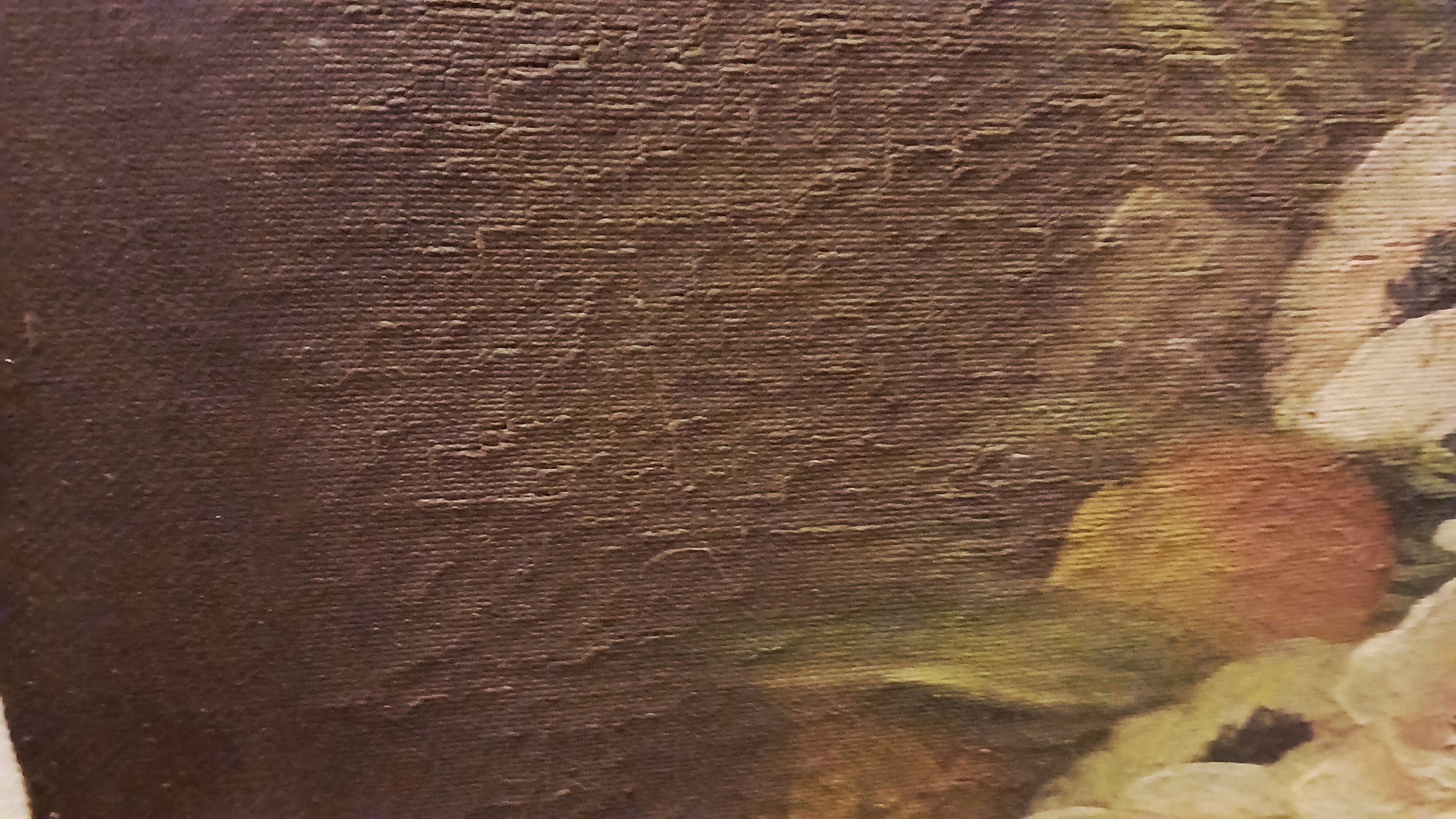 Flower bouquet tableau signed frey