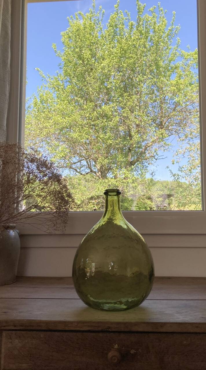 5L demijohn green yellow