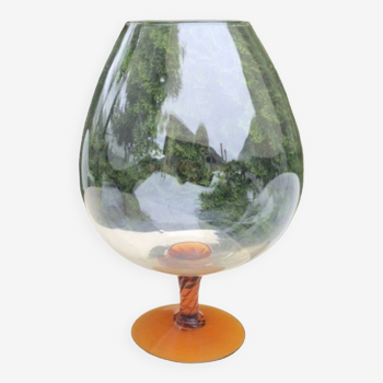 Dame Jeanne vase, cognac glass shape