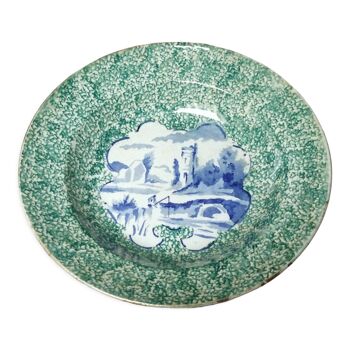 Old hollow dish opaque porcelain by digoin