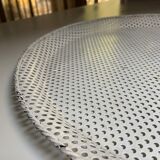 White open metal tray