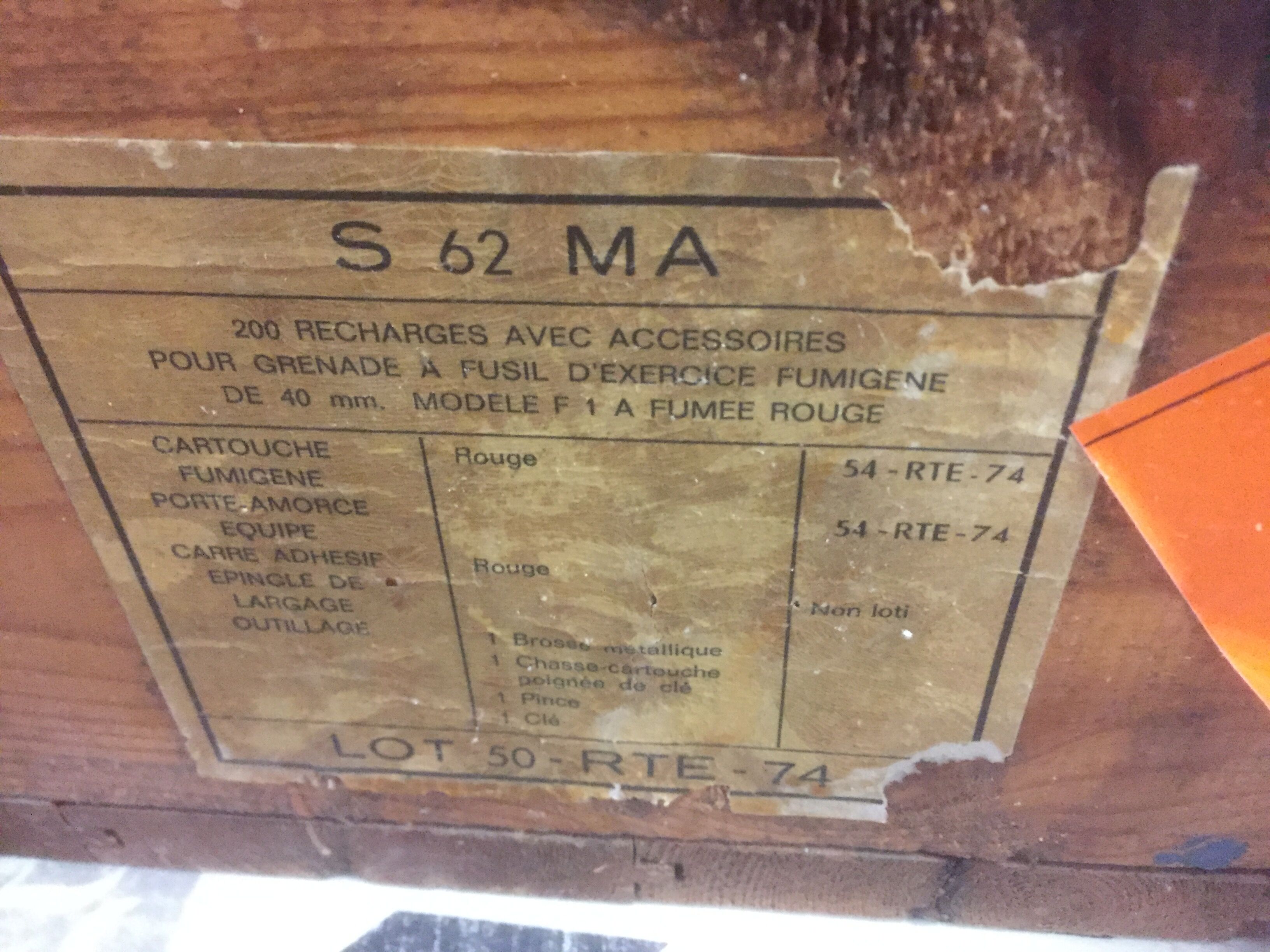 Former ammunition box