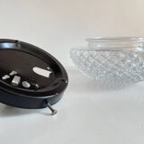 50s semi-crystal ceiling light