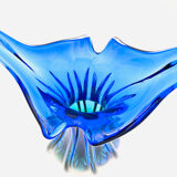 Large Murano Sommerso Vase 33cm - Cobalt Blue & Emerald - 2.8kg