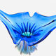 Large Murano Sommerso Vase 33cm - Cobalt Blue & Emerald - 2.8kg