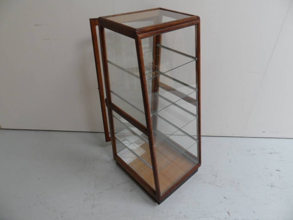 Antique bakery display cabinet