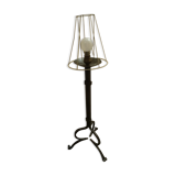 Wrought iron lamp base