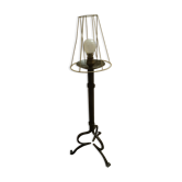 Pied de lampe en fer forgé