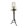 Wrought iron lamp foot