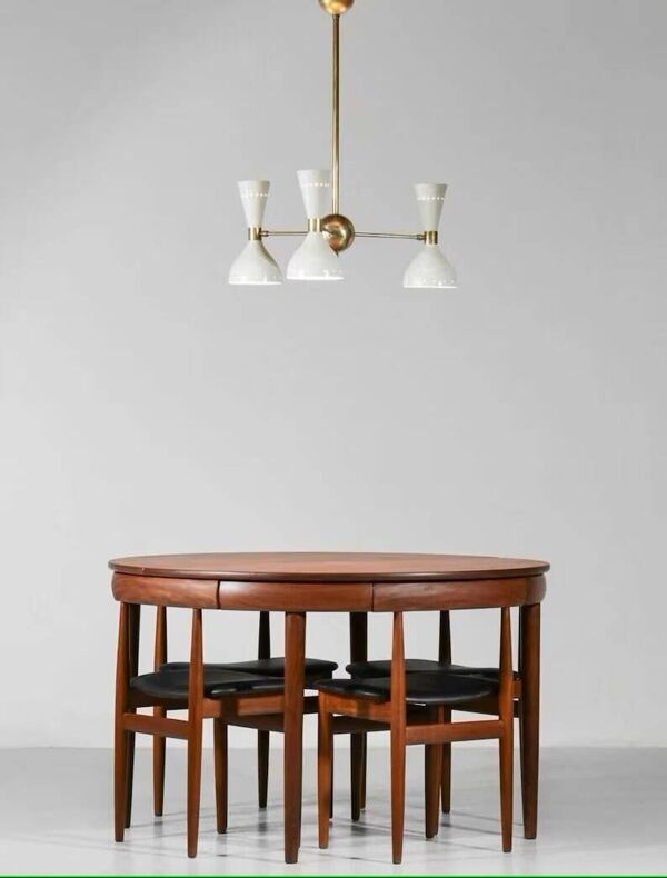 Lustre en laiton Spoutnik