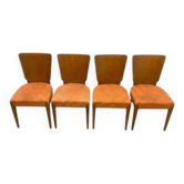 Set of 4 Chairs, Jindřich Halabala, 1960s, Czechoslovakia