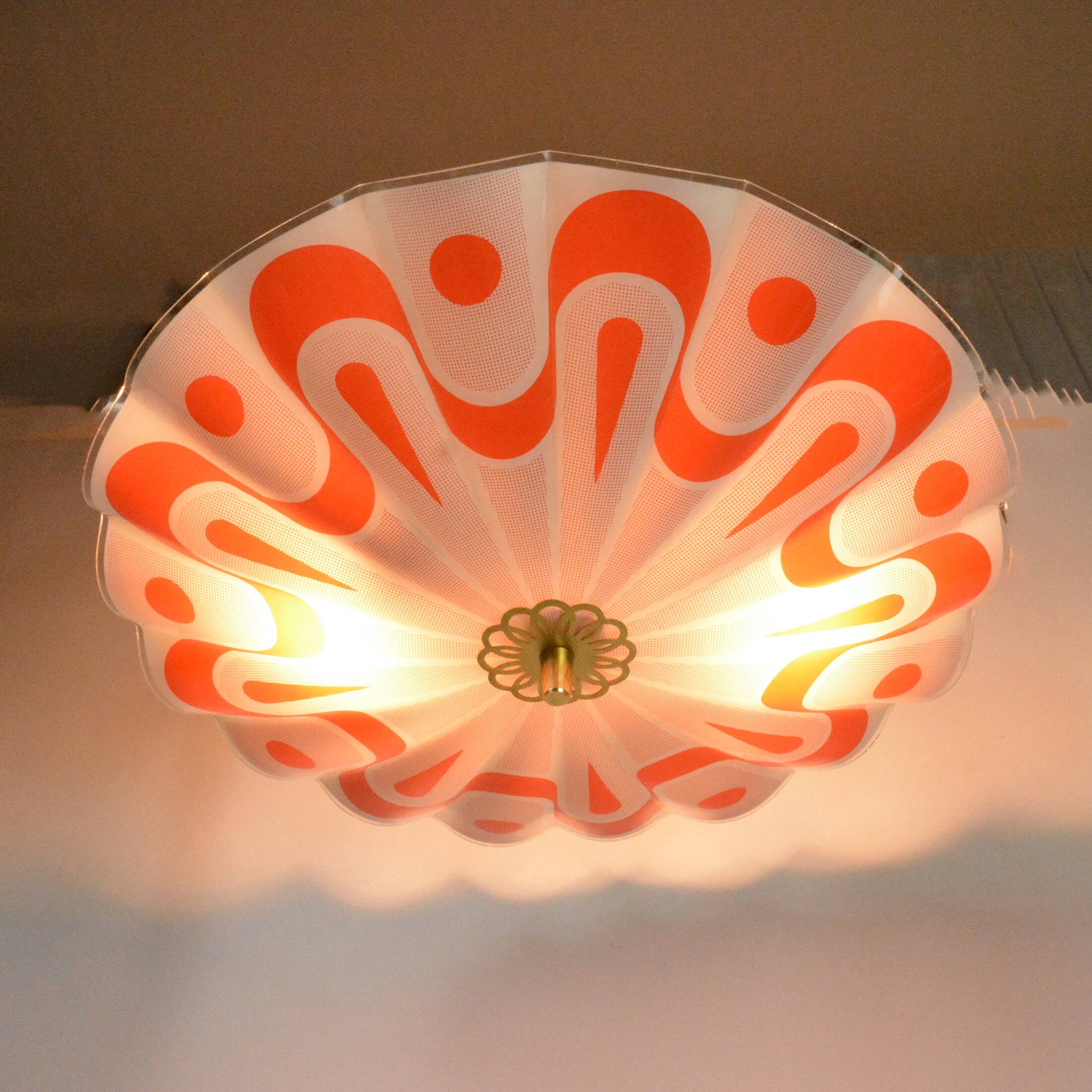 1960s brusel style pendant lamp, designed by J. Junek, Zukov, Czechoslovakia