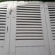 Arched shutters oak louvers H226xW277 4 leaves