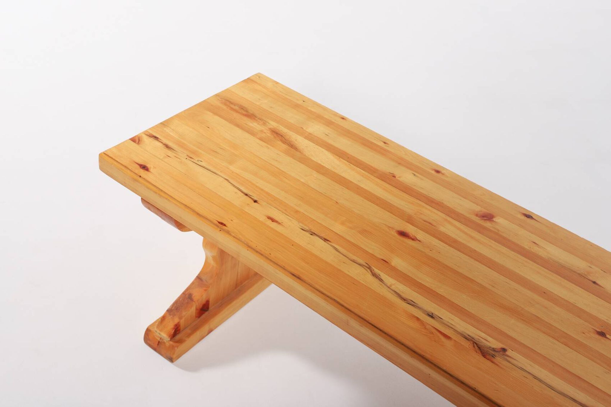 Petite table basse en pin massif des années 1980, Suède