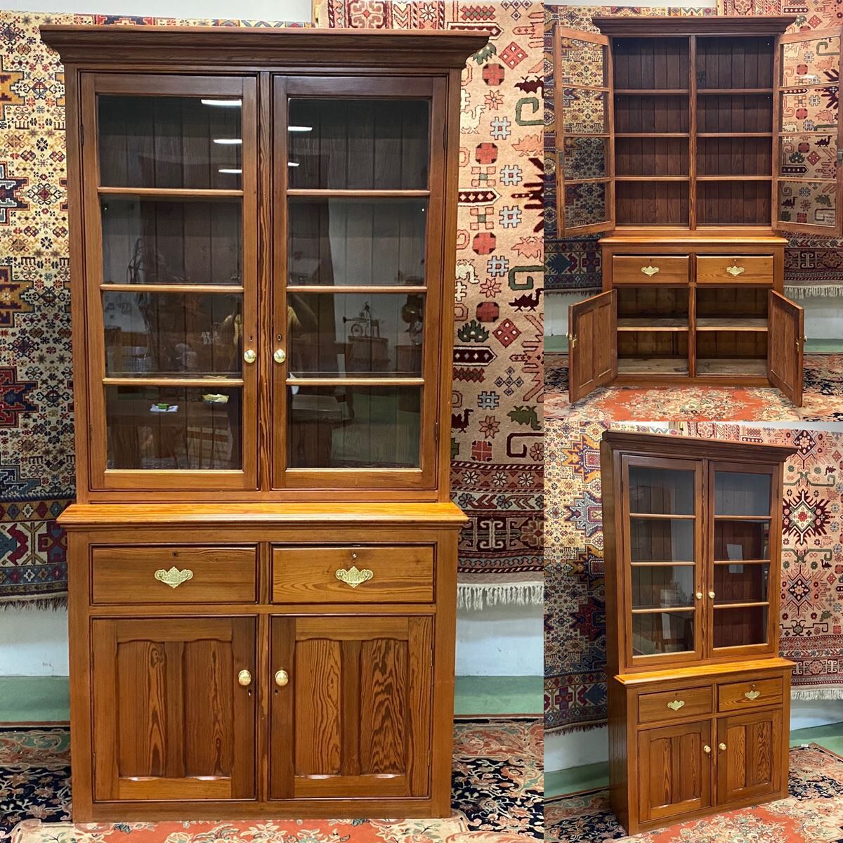 Buffet 2 English body early 20th in pitch pine