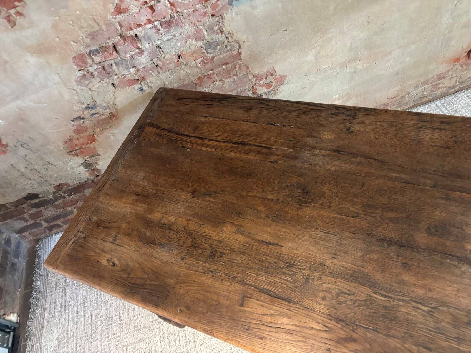 Dining table canteen in oak, 1940s