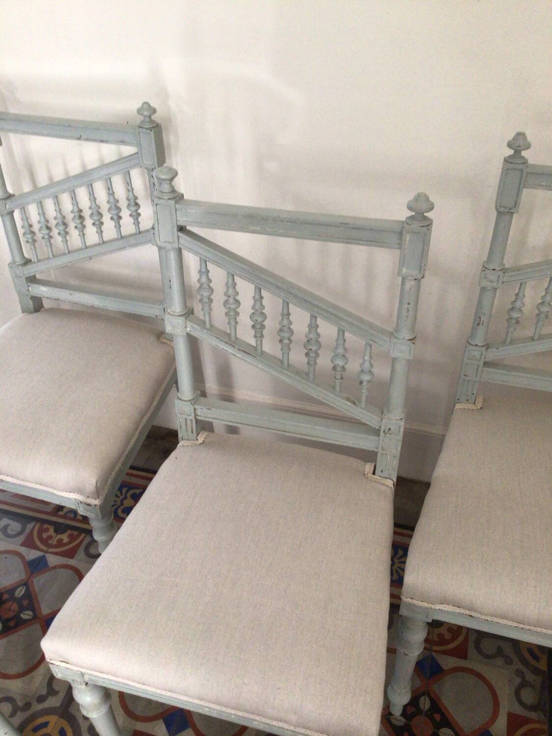 Set of 4 antique chairs