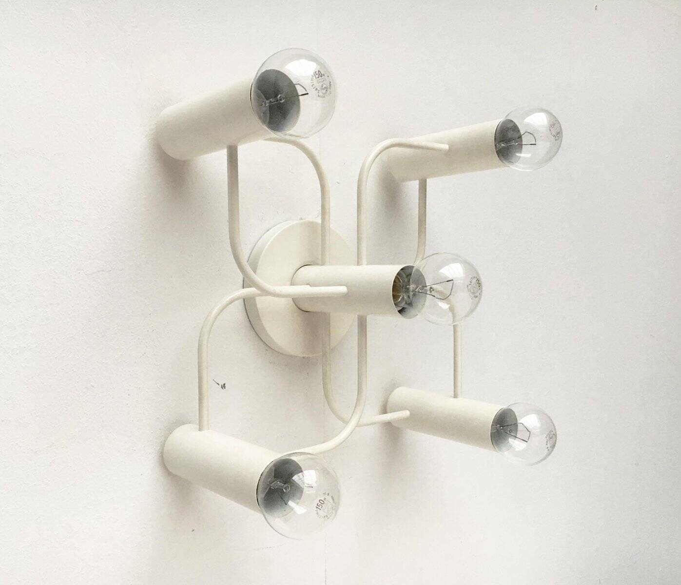 German vintage Space Age ceiling lamp by Gaetano Sciolari for Leola