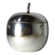 Vintage silver metal tomato ice bucket Italy 1960