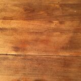 Beech and poplar table with drawer