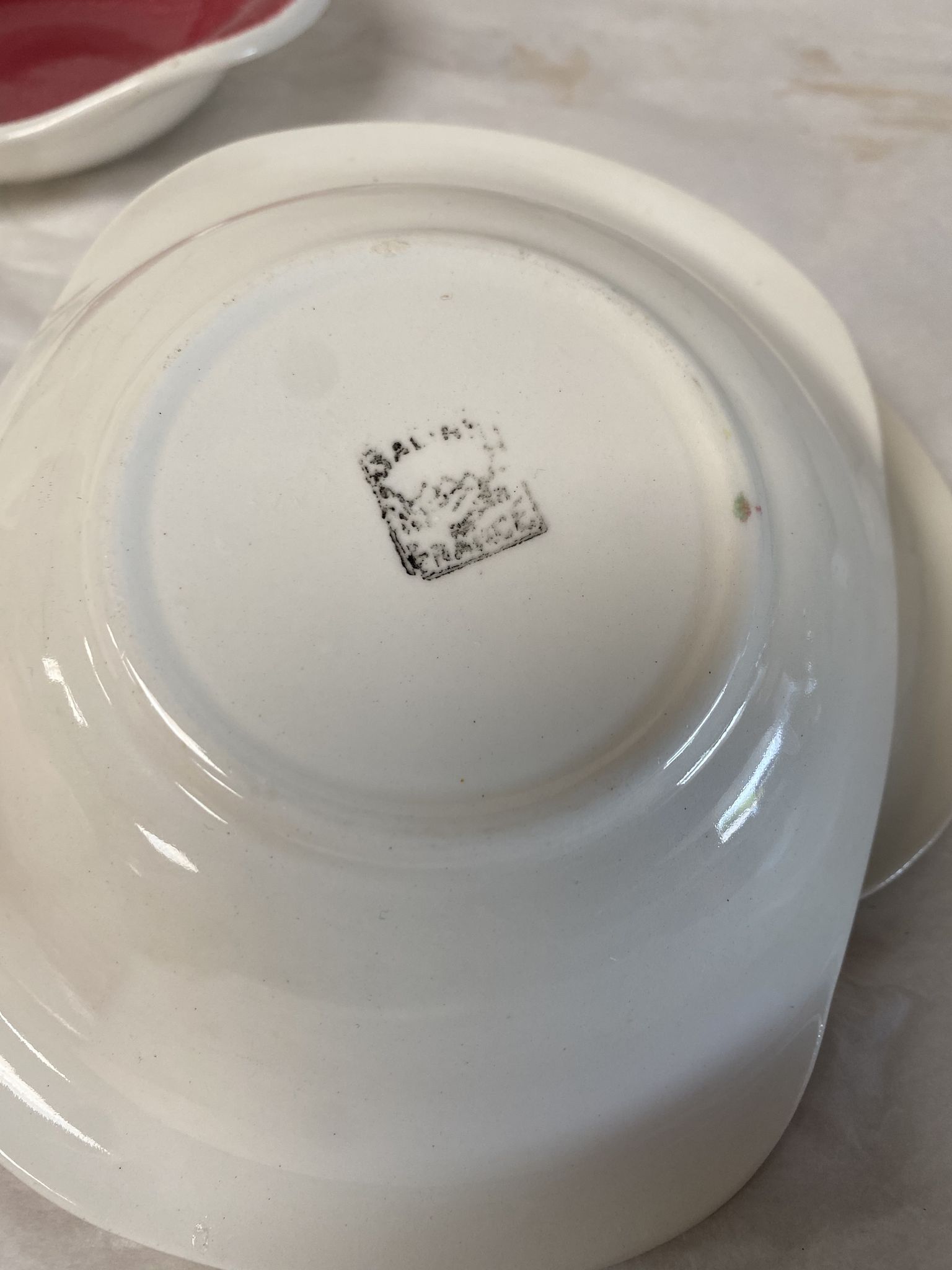 Set of 3 ceramic dishes Les Salins